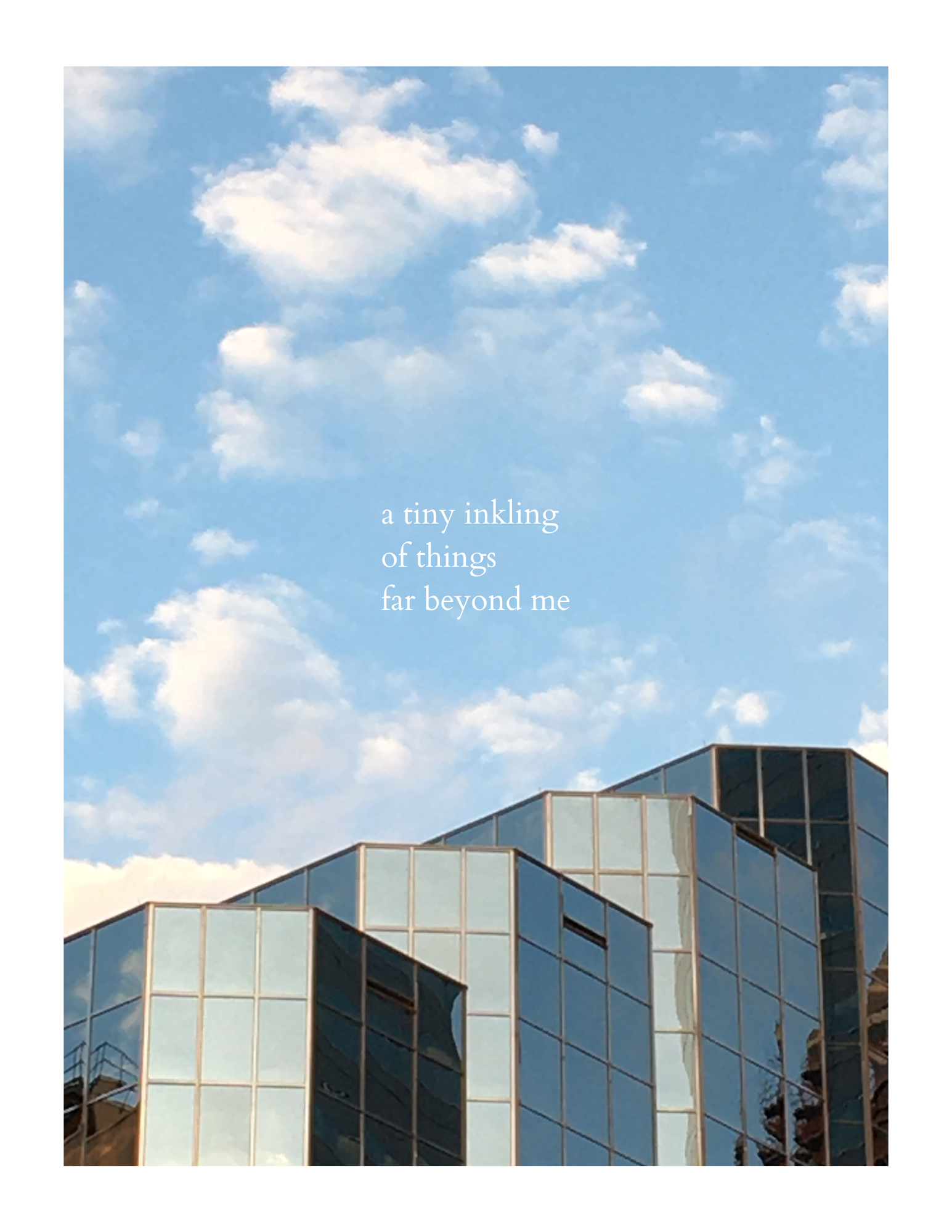 A tiny inkling of things far beyond me cover